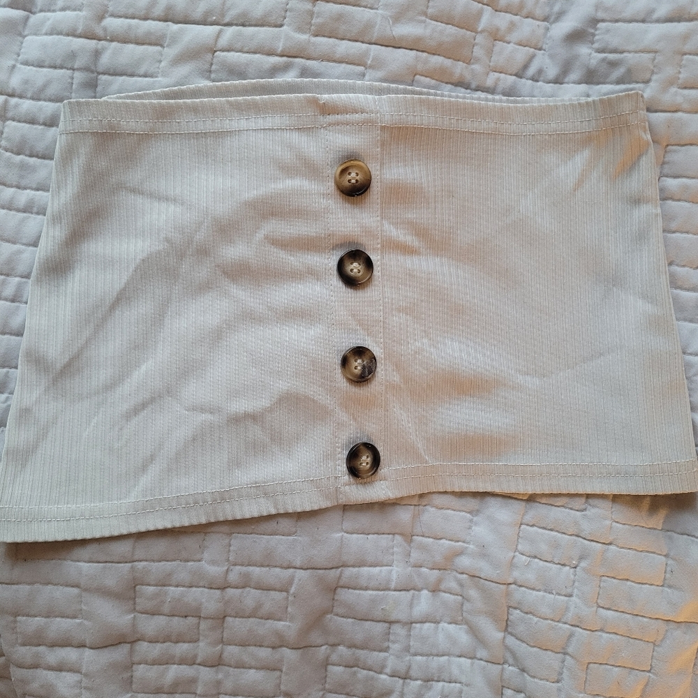 Bandeau crop top